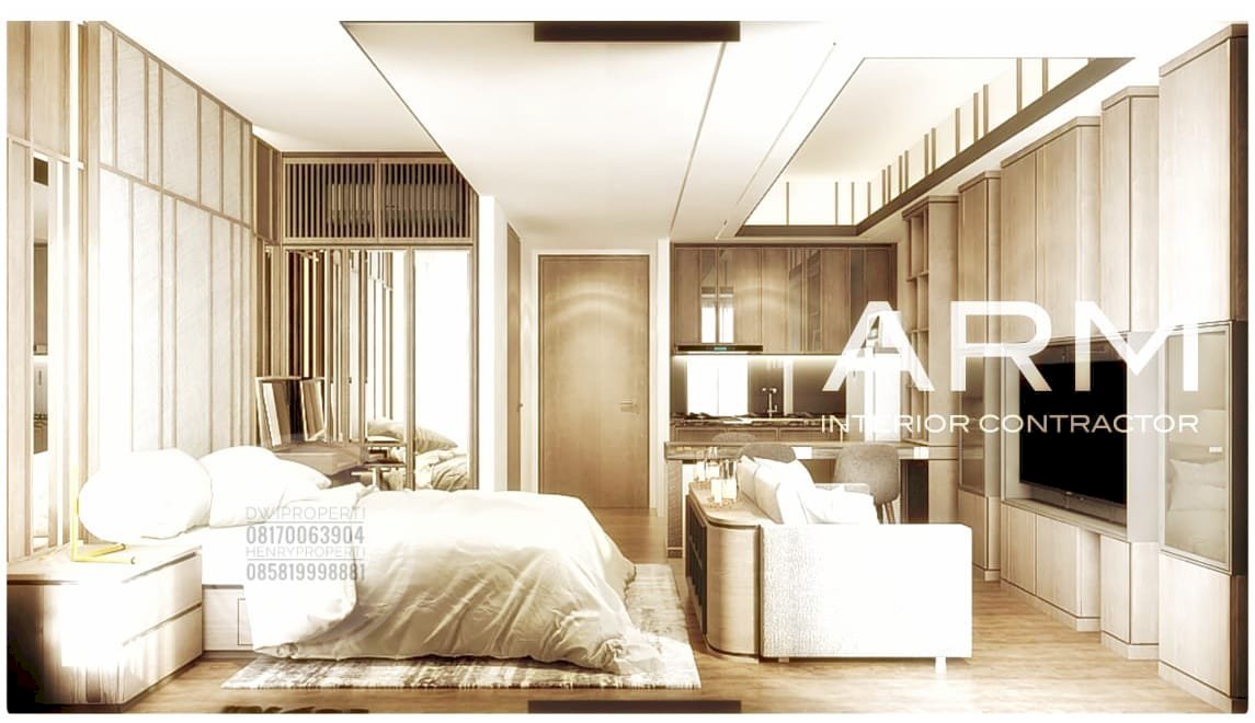 Disewa Taman Anggrek Residence Unit Condo 1BR High Fl Furnish