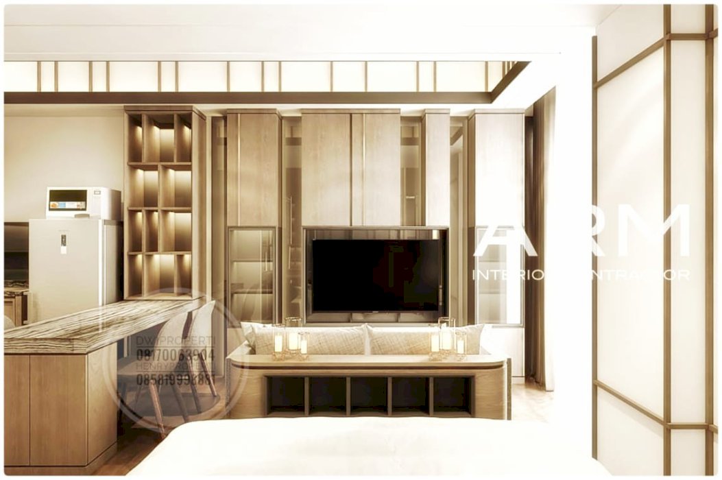 Disewa Taman Anggrek Residence Unit Condo 1BR High Fl Furnish