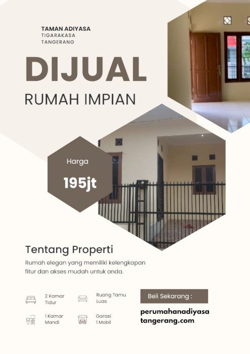 Perumahan Murah Lokasi Strategis Tigaraksa Tangerang