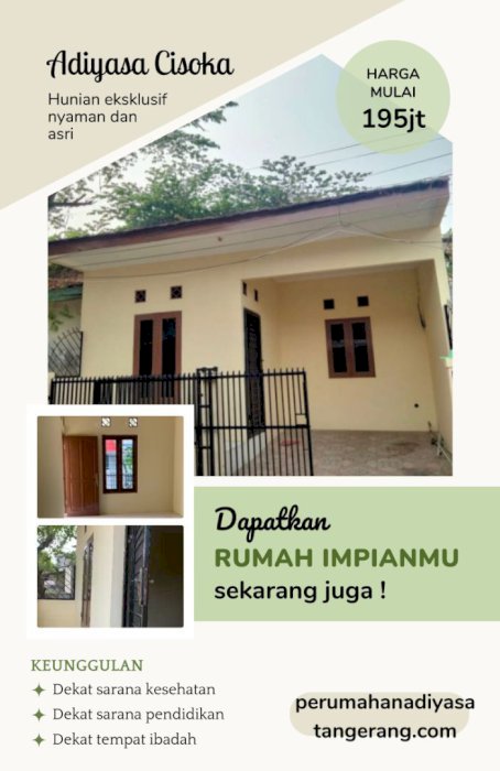 Perumahan Adiyasa Cisoka Tangerang
