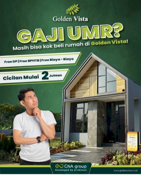 Rumah cantik Golden vista legok Tangerang