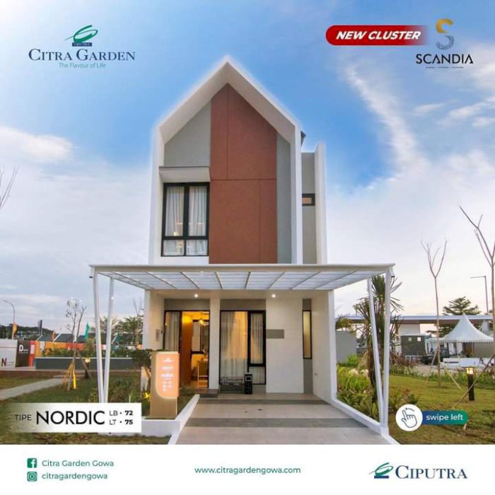 NEW CLUSTER SCANDIA CITRA GARDEN