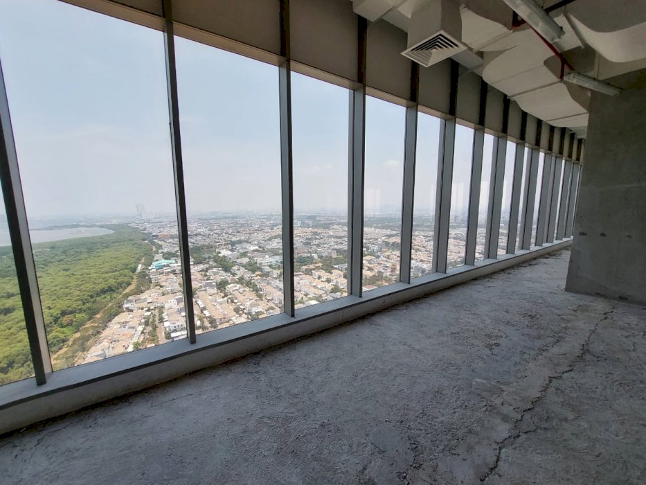 Disewa Office Gold Coast Bare View Laut dan City Lantai Tinggi