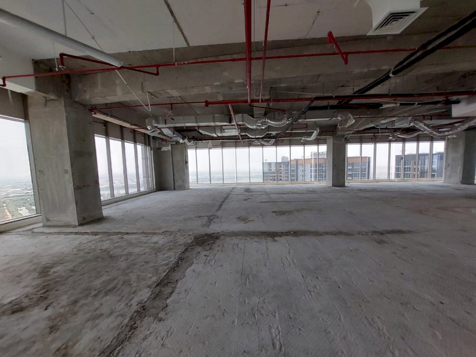 Disewa Office Gold Coast Bare View Laut dan City Lantai Tinggi