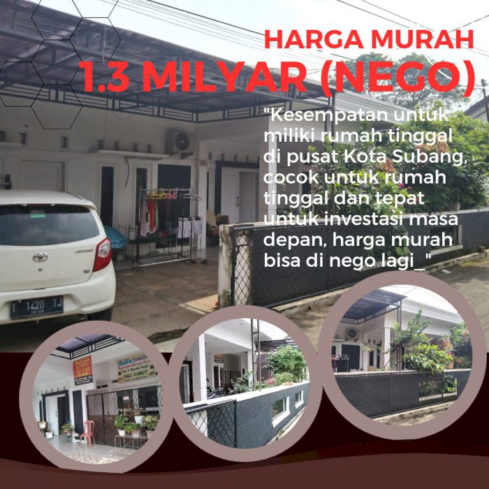 Rumah Murah Siap Huni Lokasi Strategis di Subang Jawa Barat