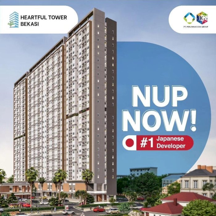 Hunian Murah Apartemen Heartful Bekasi