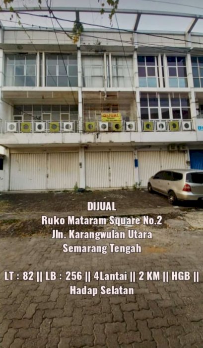 Di Jual Ruko Mataram Square Lokasi Strategis Di Semarang Tengah