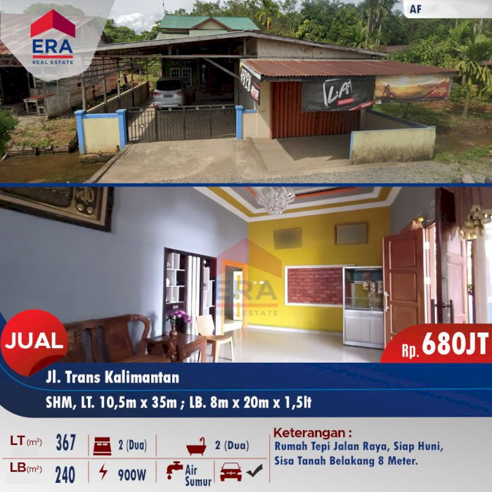 DiJual Rumah Siap Huni Kubu Raya Kalimantan Barat