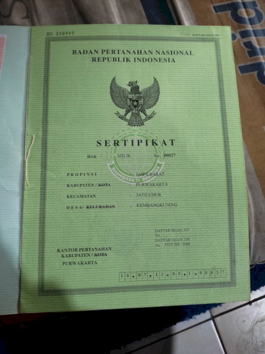 Tanah dan Rumah pinggir jalan utama, SayangHeulang