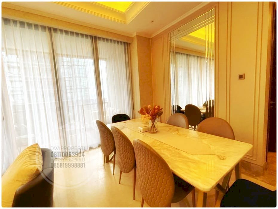 Dijual District 8 Unit 3+1BR Full Furnish Best City View