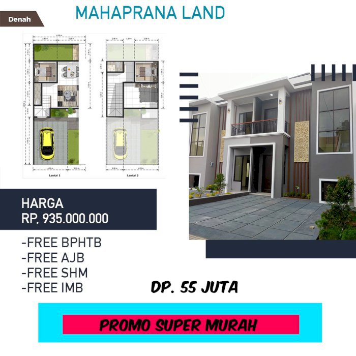 PERUMAHAN EKSKLUSIF SIAP HUNI MAHAPRANA LAND BEKASI