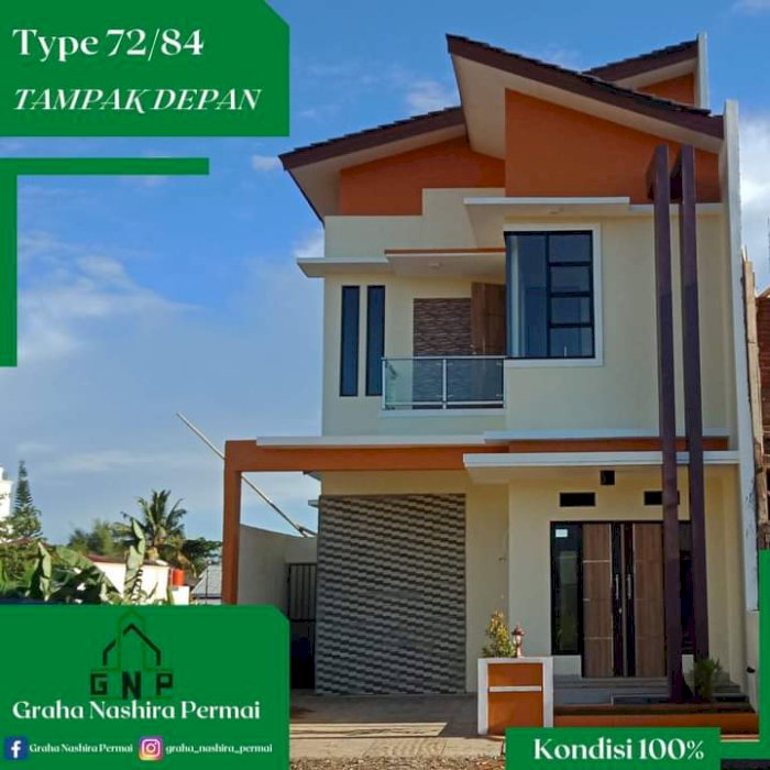 RUMAH 2 LANTAI POROS HERTASNING