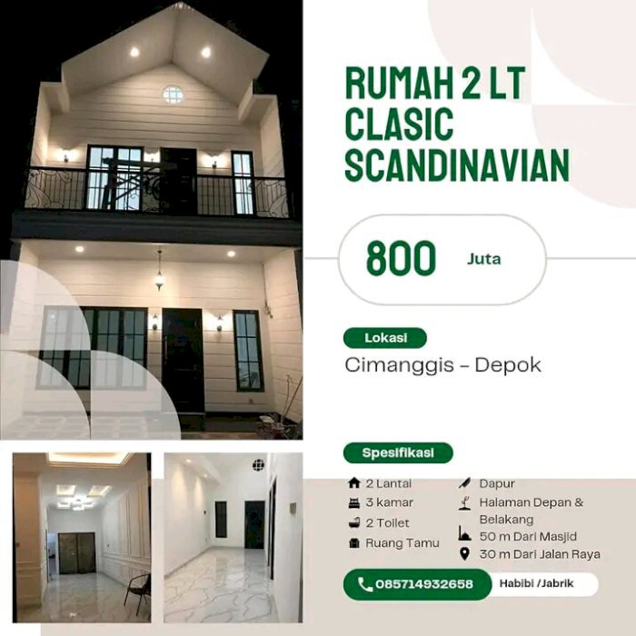 Jual rumah murah di cimanggis depok