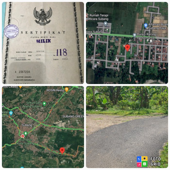 jual tanah untuk rumah, kosan atau kontrakan