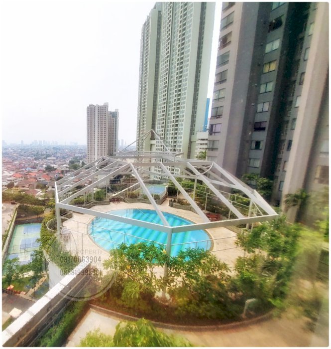 Disewa Taman Anggrek Unit Sudut 2+1BR Full Furnish Pool View