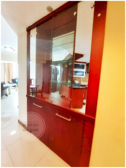 Disewa Taman Anggrek Unit Sudut 2+1BR Full Furnish Garden View