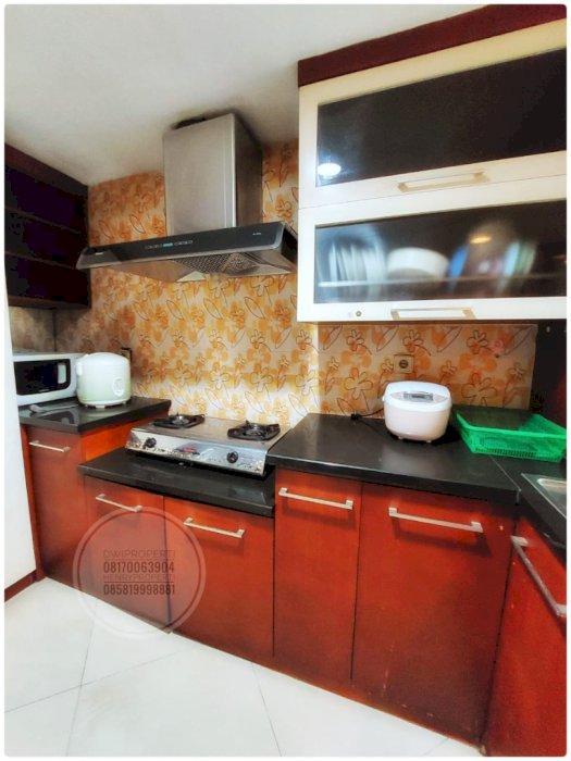 Disewa Taman Anggrek Unit Sudut 2+1BR Full Furnish Garden View