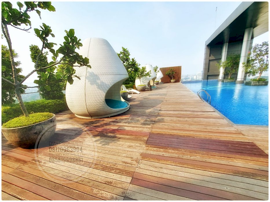 Disewa Four Winds Unit 2BR+ 1 Study Full Furnish City View