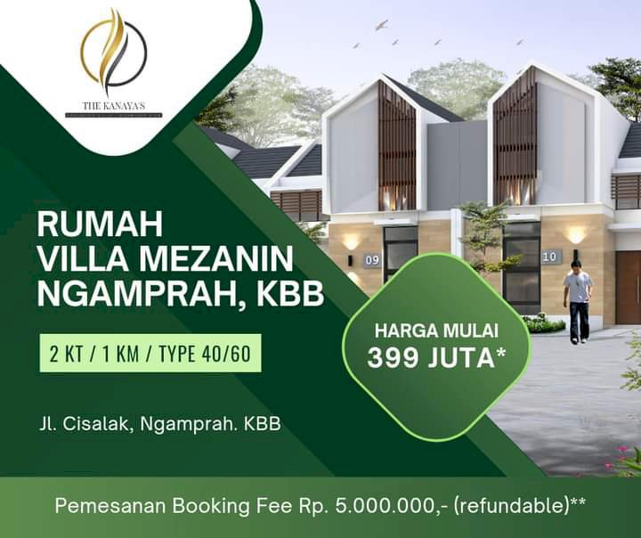 DiJual Rumah The Kanaya Villas Mezanin Cisalak Ngamprah Bandung Barat