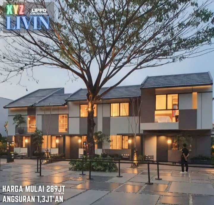 XYZ Livin Lippo Cikarang Rumah Murah 2 Lantai Dekat Tol Cibatu