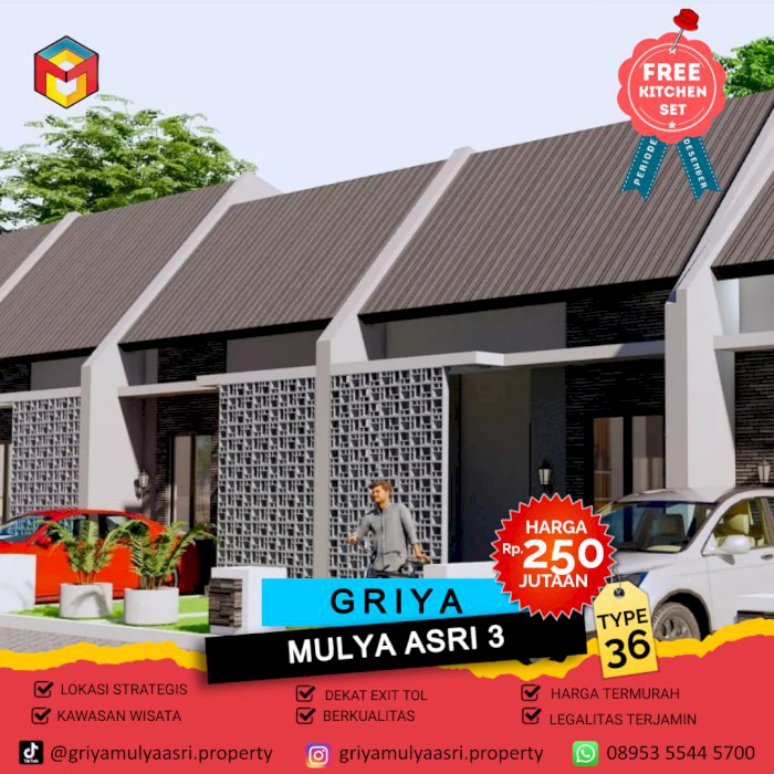 RUMAH MURAH PRAMBANAN FREE PAJAK