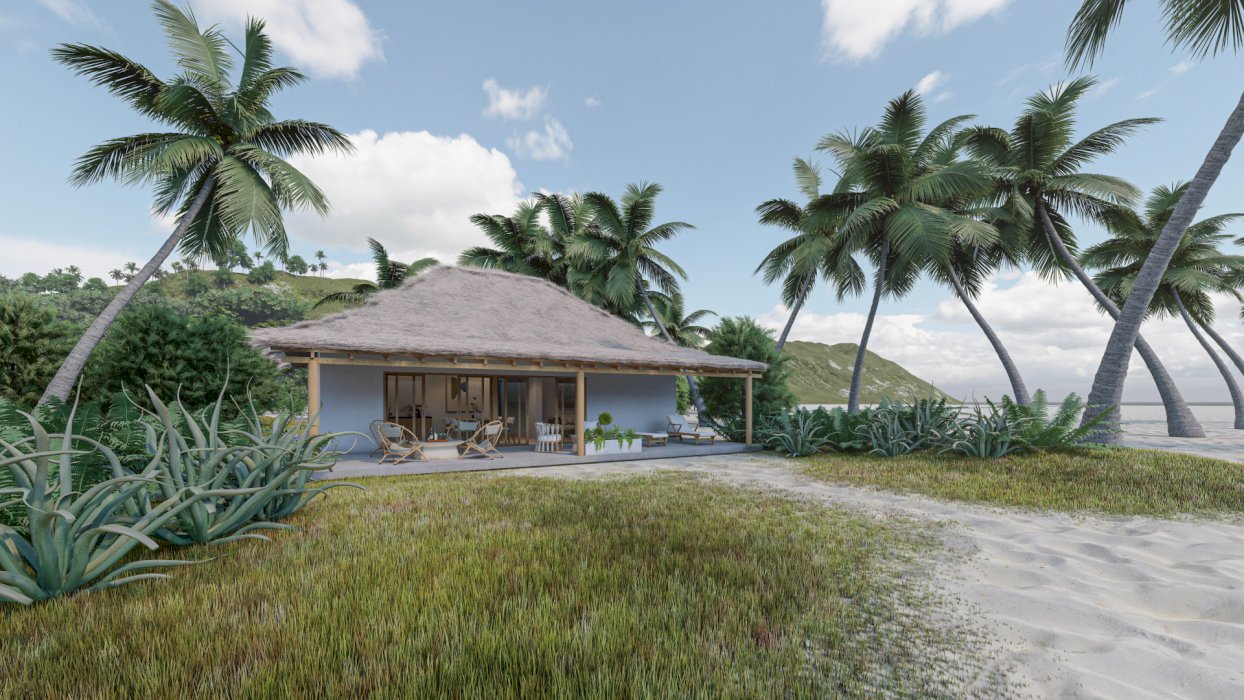 Project showcasing 2 bedroom villa in Sunut Lombok