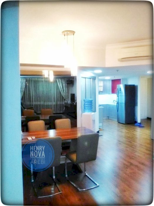 Disewa Taman Anggrek Unit Sudut 2+1BR Full Renov + Furnish City View