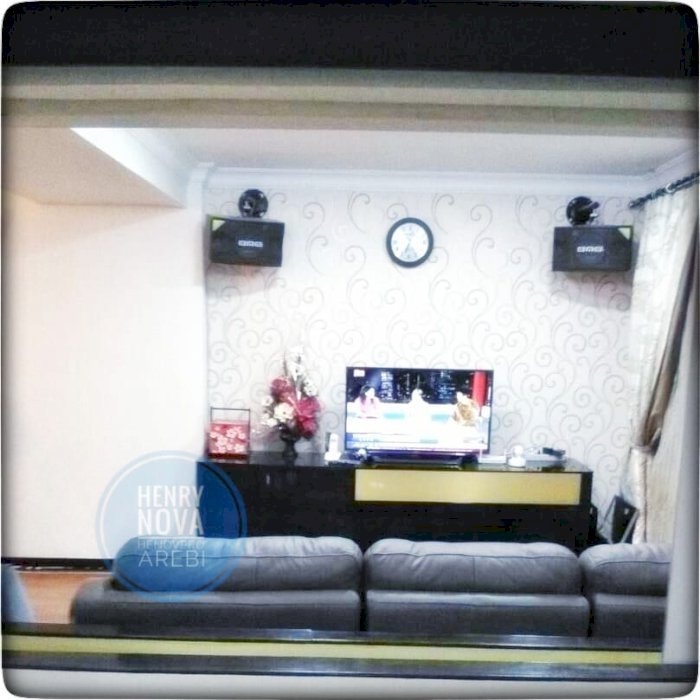 Disewa Taman Anggrek Unit Sudut 2+1BR Full Renov + Furnish City View