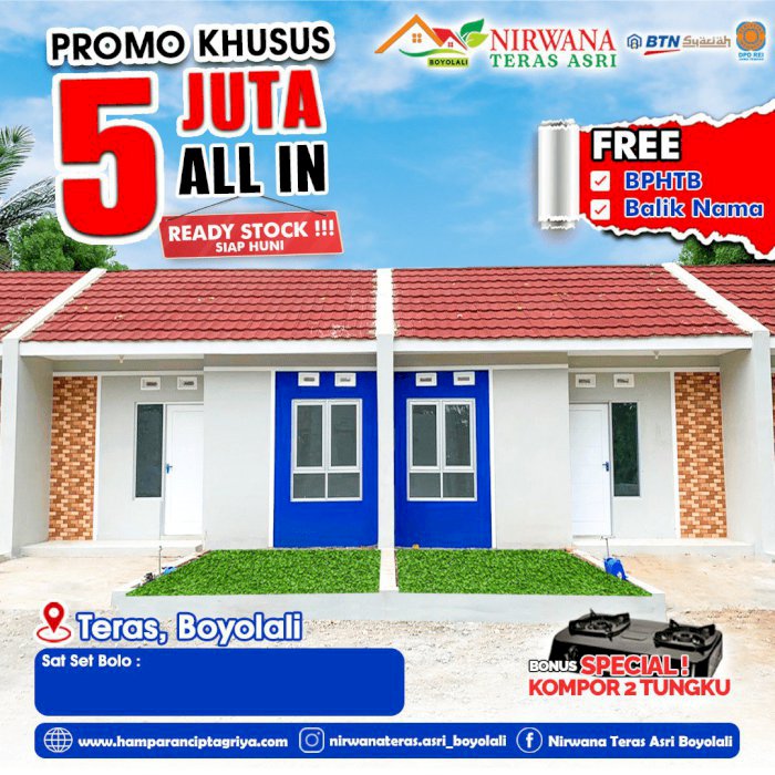 Rumah subsidi NIRWANA TERAS ASRI