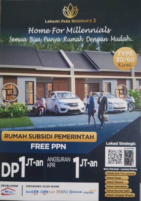 Rumah Subsidi Lawang