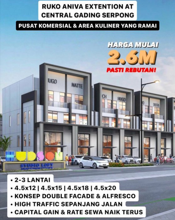 RUKO ANIVA GADING SERPONG