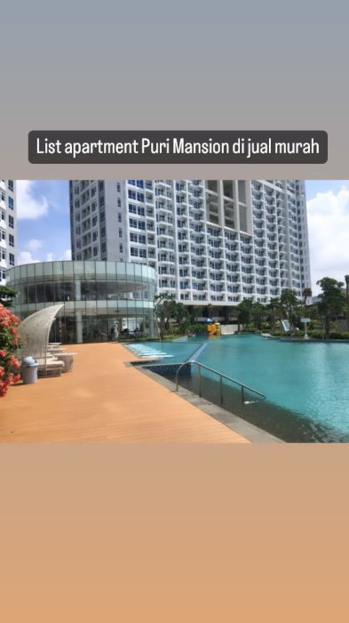 List apartment puri mansion di jual murah