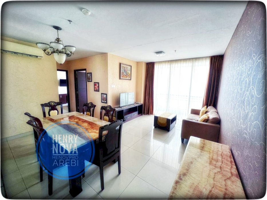 Central Park Res Unit 2+1BR Best View Full Furnish Dekat MALL CP