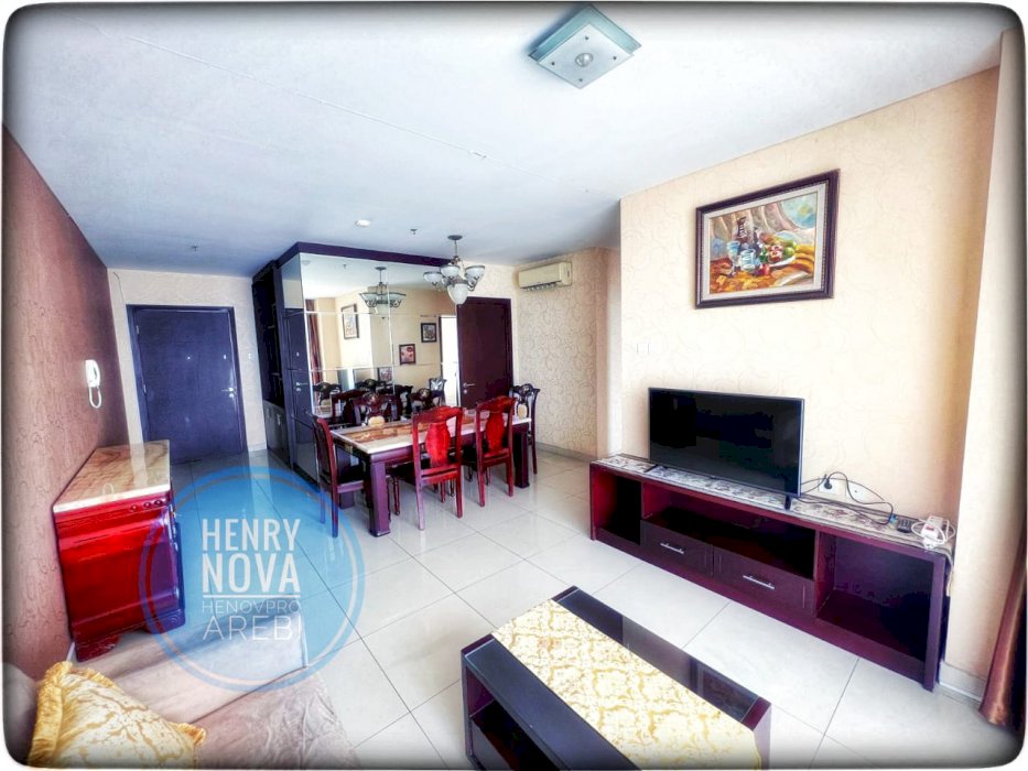 Central Park Res Unit 2+1BR Best View Full Furnish Dekat MALL CP