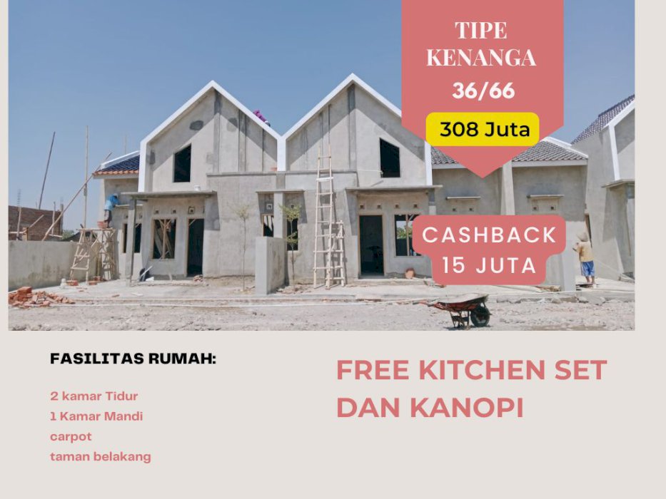 Perumahan Nawasena Village Solo Baki Cashback 15 juta dan Kitchen Set