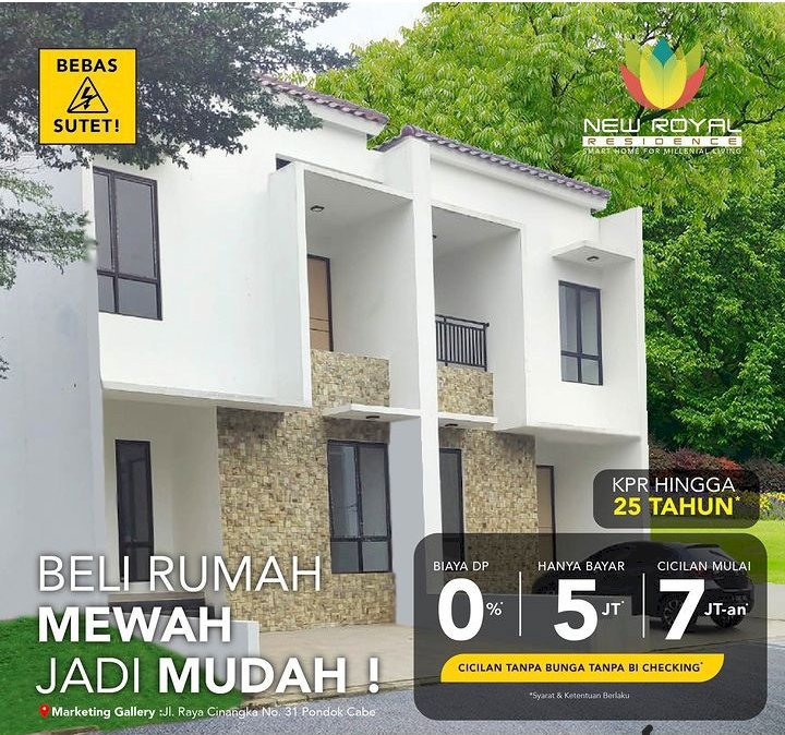 Rumah siap Huni dekat Toll Pamulang - BSD