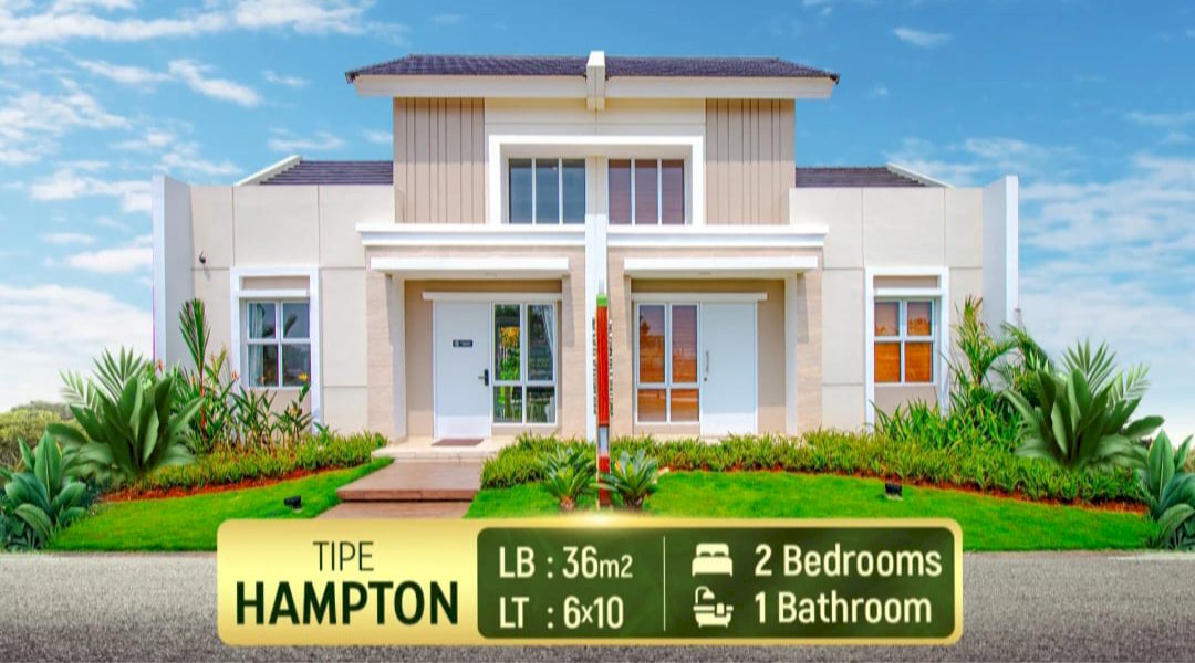 RUMAH CLUSTER TANPA DP, PARADISE SERPONG CITY 2
