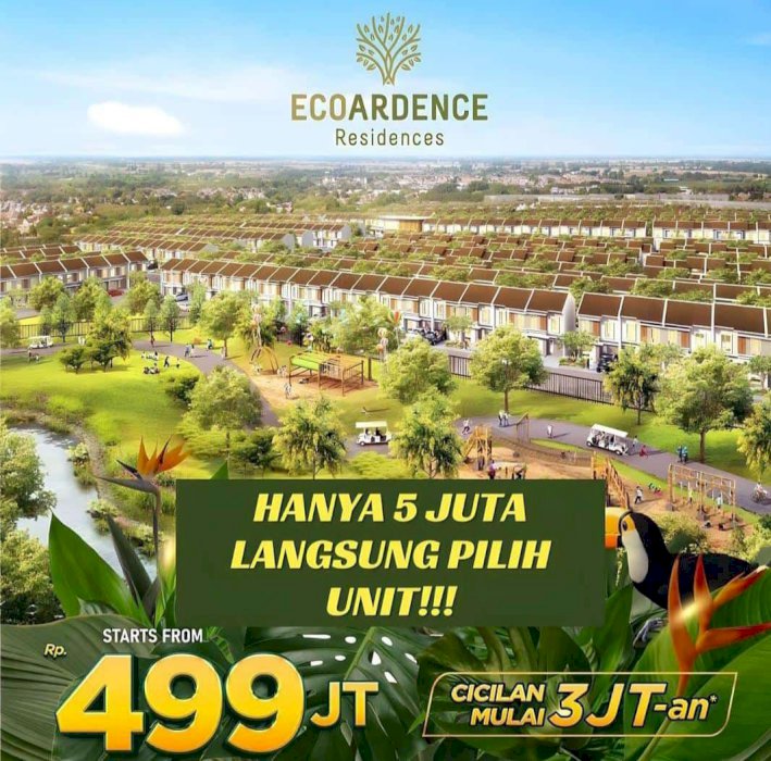 NEW CLUSTER TANPA DP, PARADISE 2