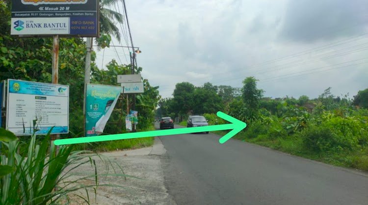 Dijual Tanah Dengan Posisi  Strategis