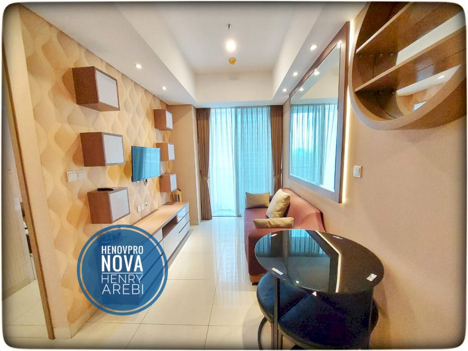 DISEWA PERTAHUN Taman Anggrek Residence Unit 2 BR Full Furnish