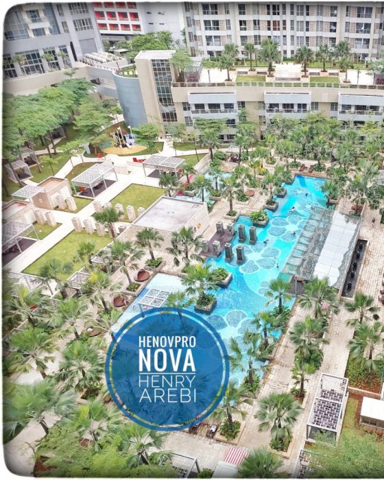 DISEWA PERTAHUN Taman Anggrek Residence Unit 2 BR Full Furnish