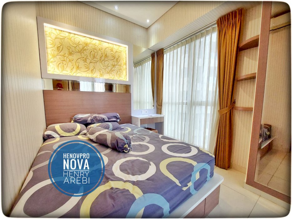 DISEWA PERTAHUN Taman Anggrek Residence Unit 2 BR Full Furnish