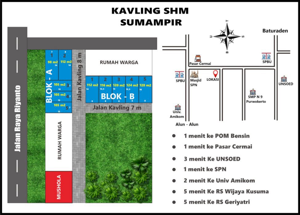 Dijual Tanah Kavling Murah Lokasi Strategis
