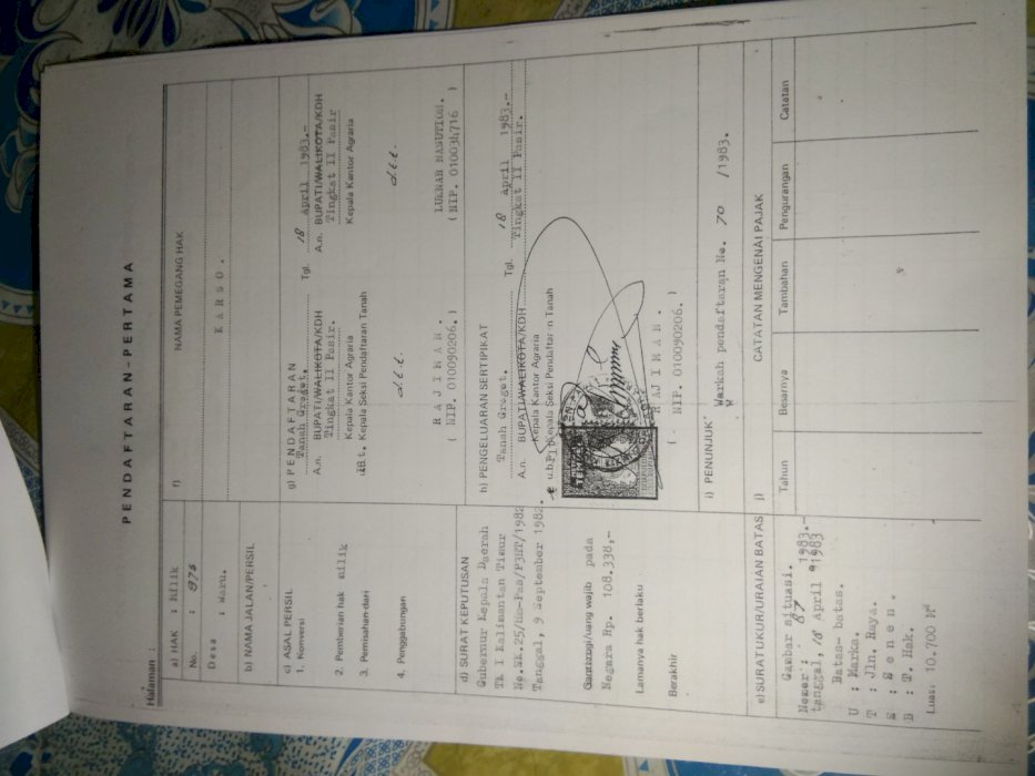 Jual Tanah Strategis Pinggir Jalan Provinsi ukuran 50x200m2 SHM