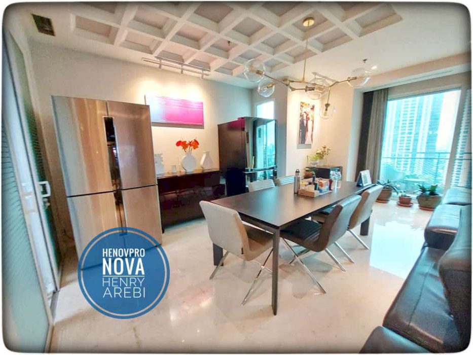 Pakubuwono Residence Unit Renov 3BR jadi 2BR City View