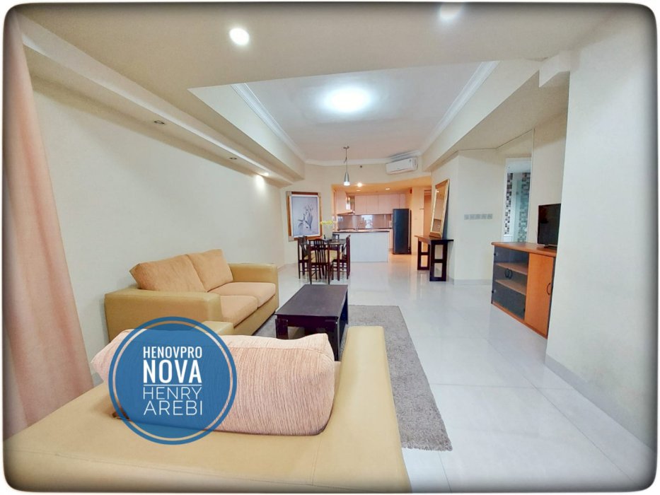 Taman Anggrek Condo 2+1BR Unit Sudut Full Renov CITY VIEW