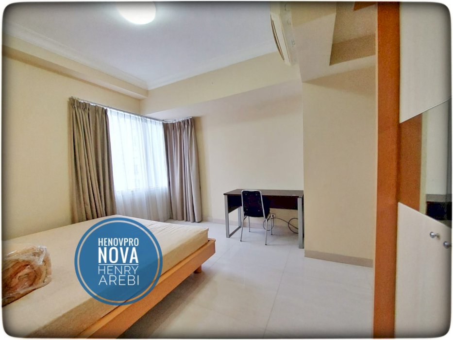 Taman Anggrek Condo 2+1BR Unit Sudut Full Renov CITY VIEW