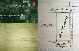 Jual tanah di timika