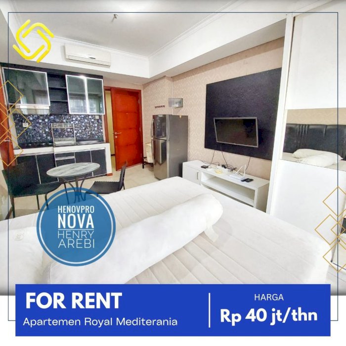 Royal Mediterania Unit STUDIO Full Furnish City View