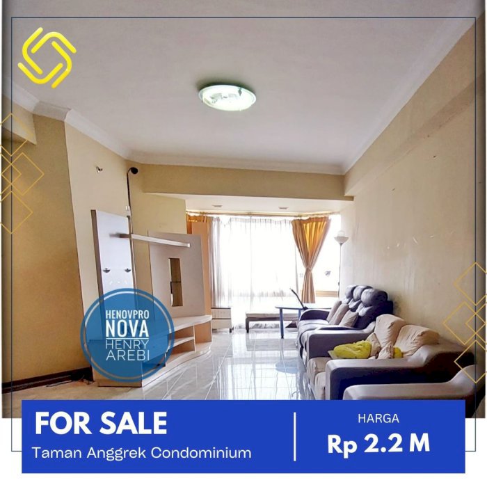 Taman Anggrek Condo 3+1BR Best City View Dekat Mall Termurah